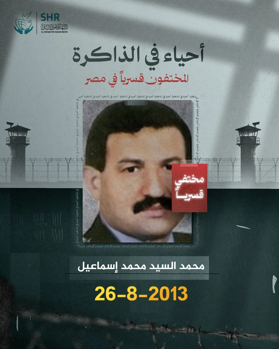 حملة حقوقية بمناسبة اليوم العالمي لمناهضة جريمة الاخفاء القسري 